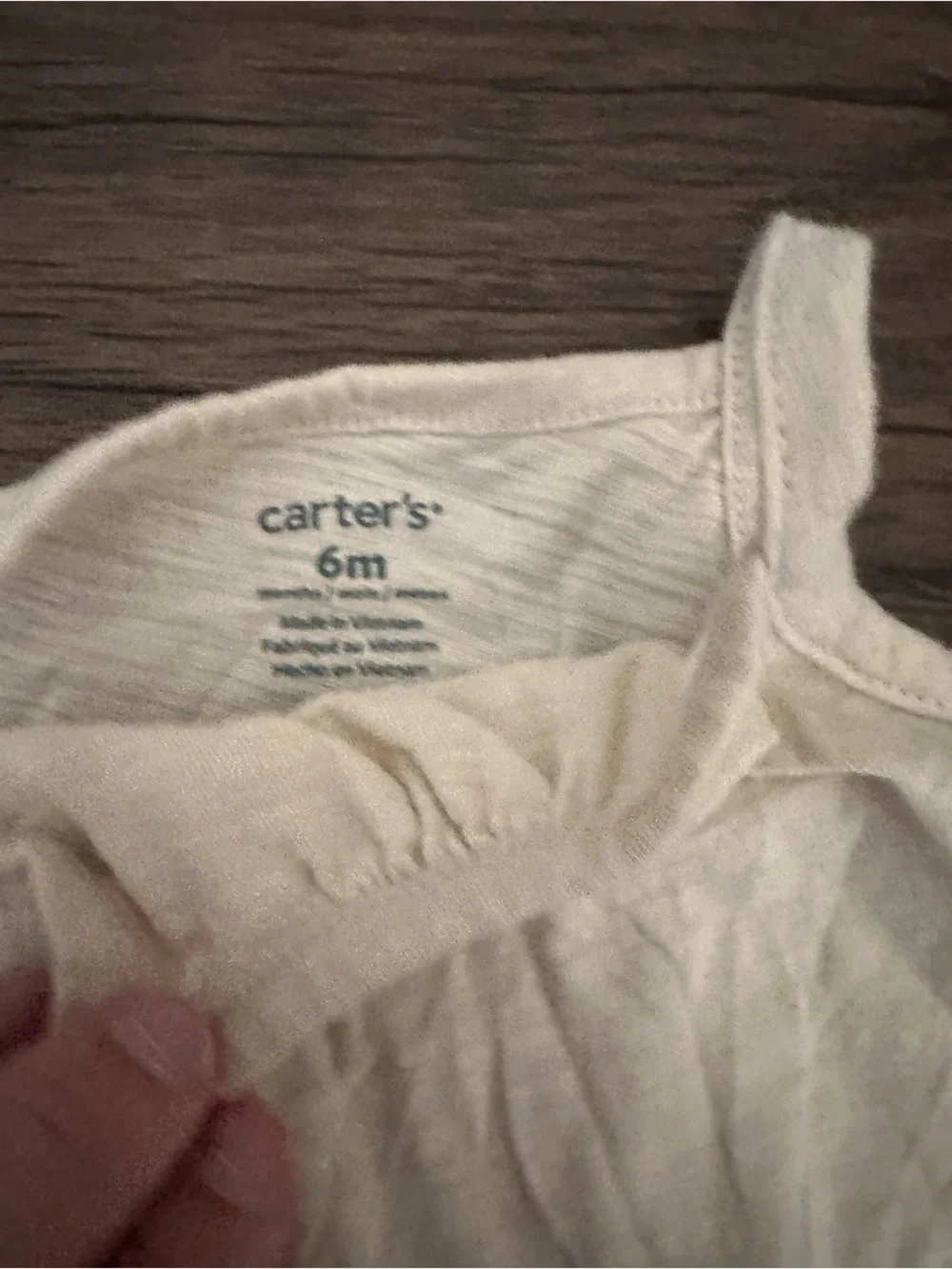Carter's Two-Piece Girls Set - Cream Tank & Sage Green Shorts